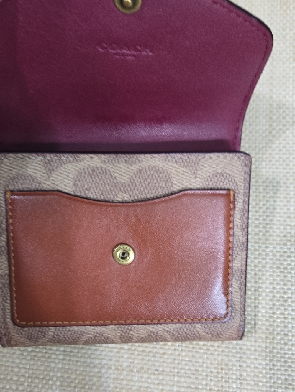 Coach Compact Envelope Wallet - Picture 4 of 9